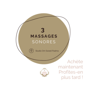 carte Massage Sonore 3 séances à Paris
